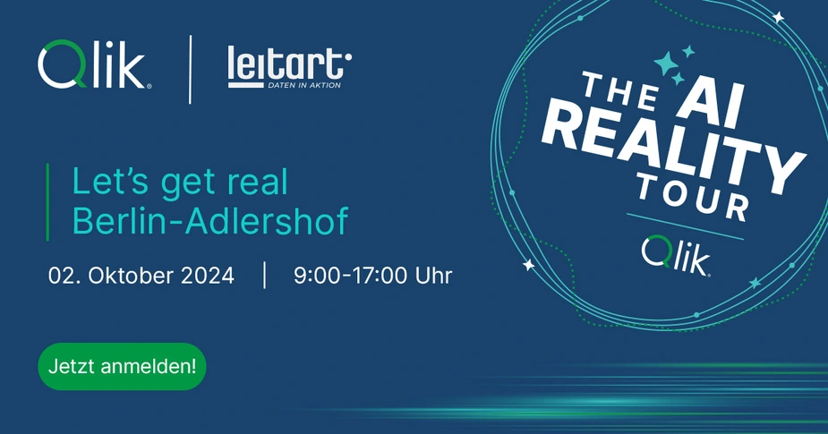 Einladung zur Qlik AI Reality Tour © LeitArt