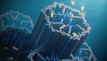 Model of the covalent organic framework compound of the new material