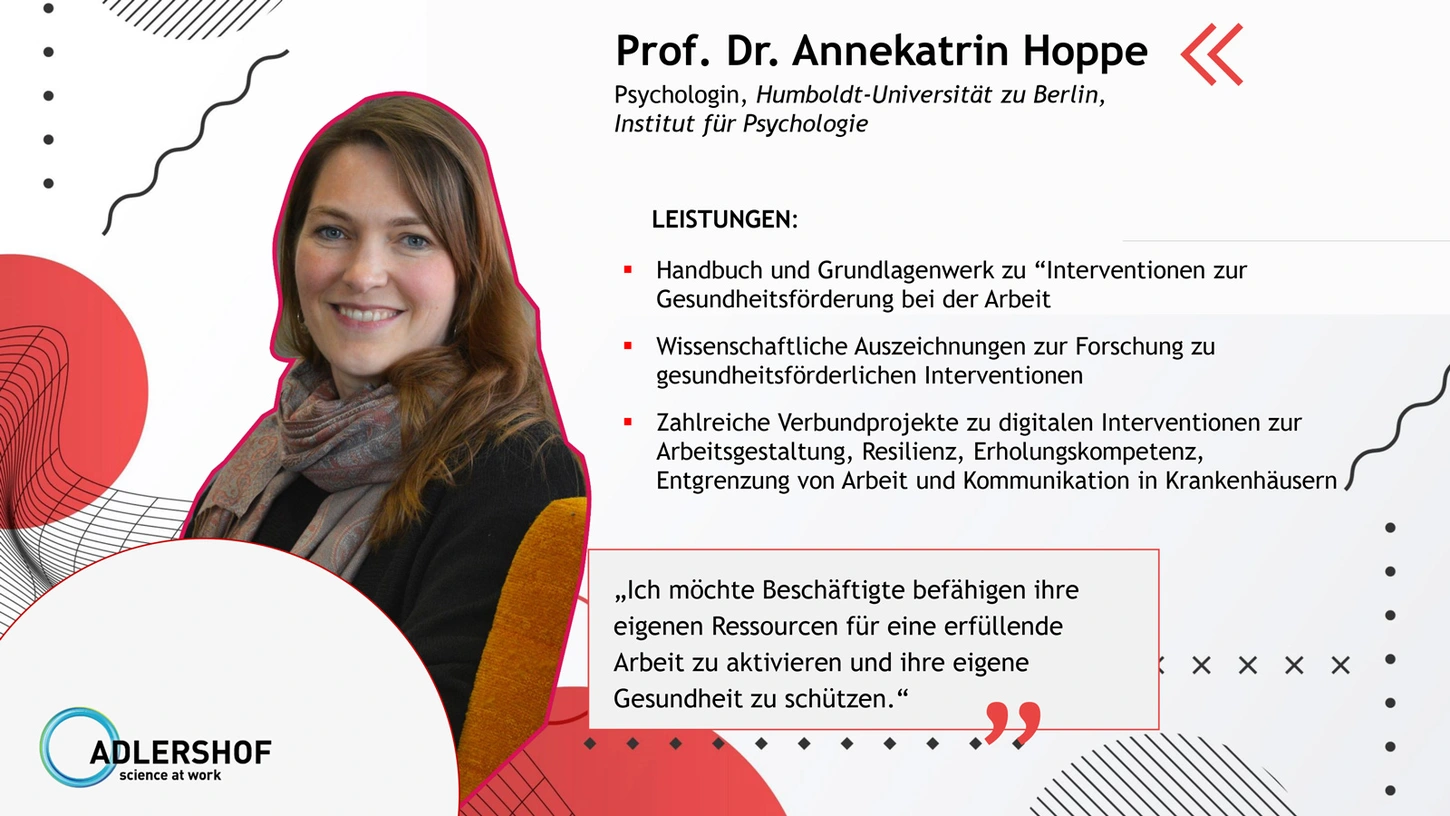 Prof. Dr. Annekathrin Hoppe, HU Berlin