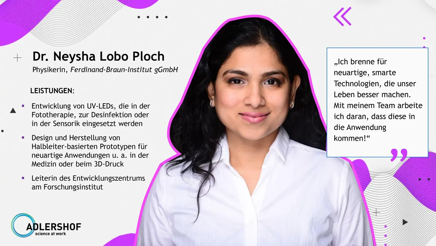 Dr. Neysha Lobo Ploch, Ferdinand-Braun-Institut gGmbH