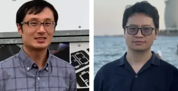 [Translate to English:] Dr. Kazuki Morita (links),  Dr. Qingping Wu (rechts), HZB Berlin